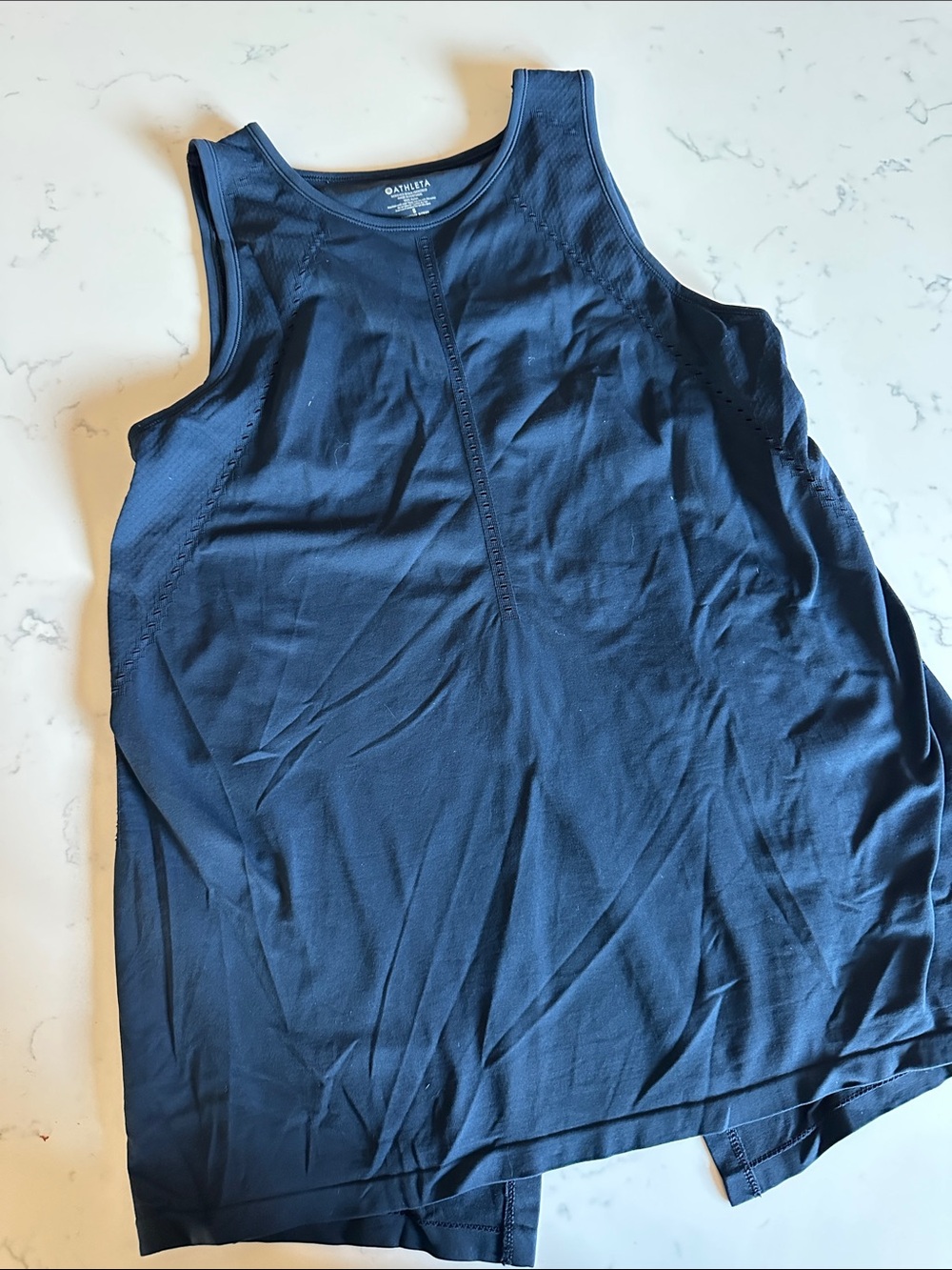 Athleta Navy Blue Performance Tank Top size Small